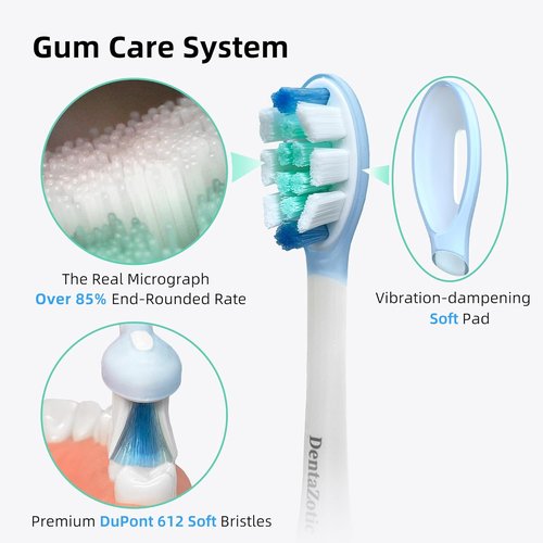 Philips Sonicare Plaque Control Replacement Heads - Electric Toothbrush Heads for Adults | 10 Pack, White