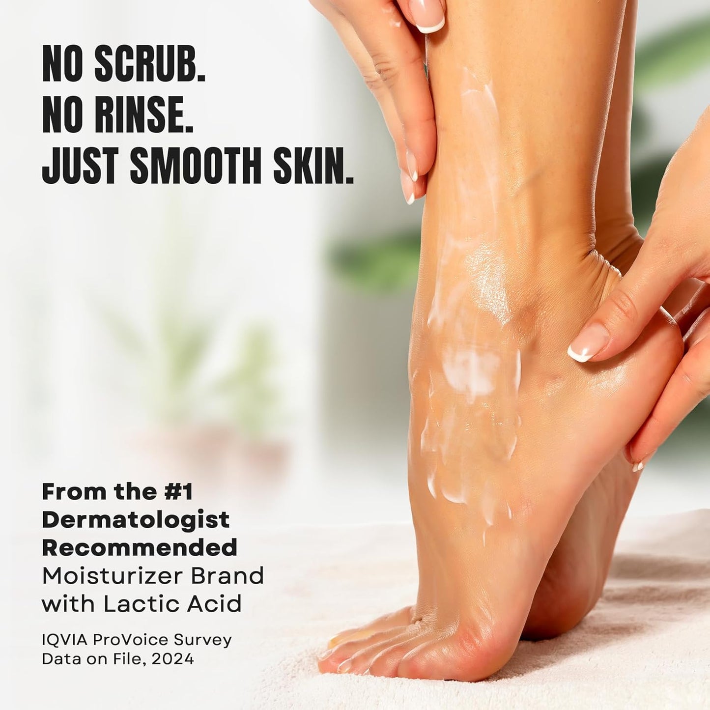 AmLactin Foot Repair Cream - Therapeutic Moisturizer for Dry, Cracked Heels - 15% Lactic Acid AHA - 3 oz