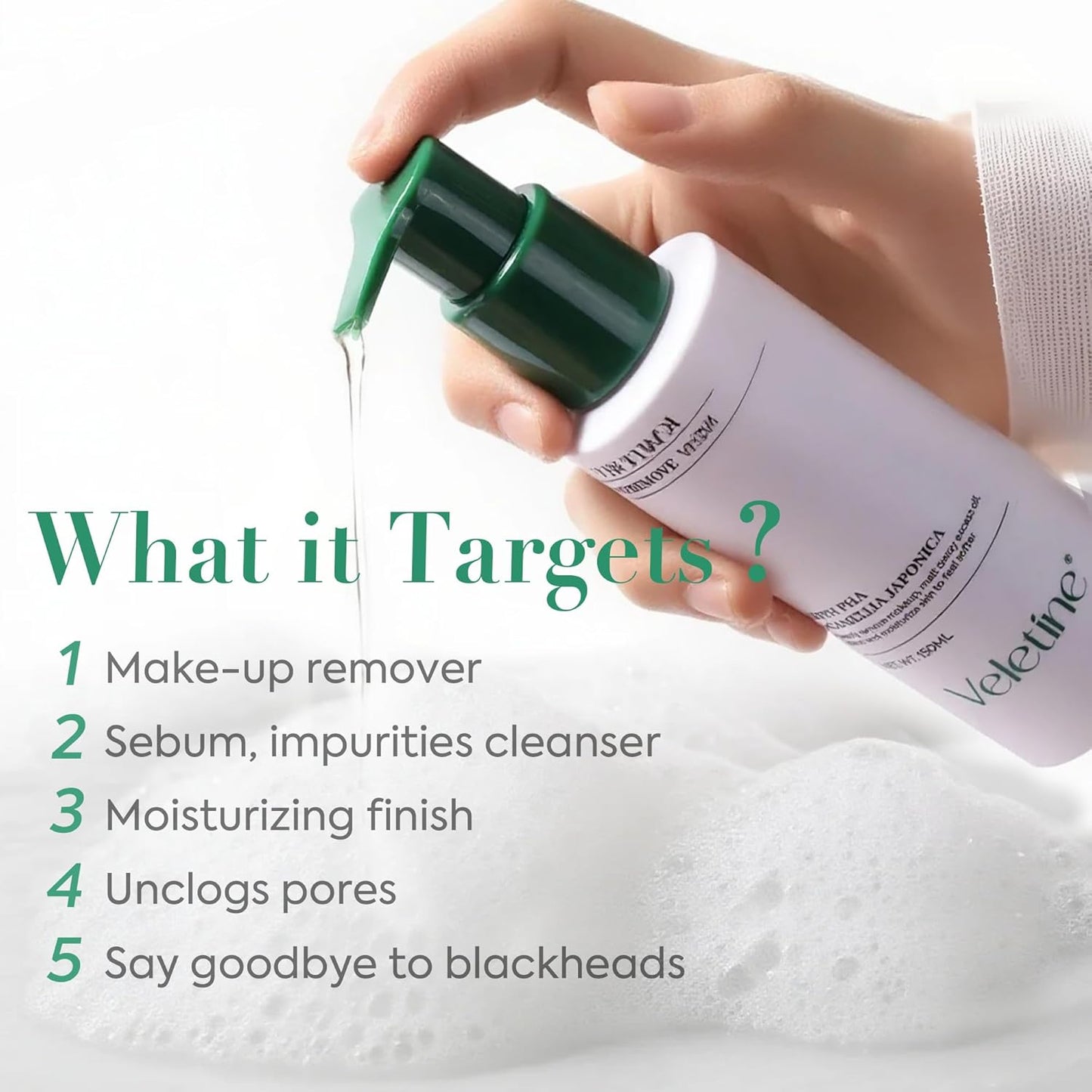 Skiennix 2-in-1 Makeup Remover Cleansing Oil - Lightweight & Deep Cleansing with Centella & Camellia, 150ml