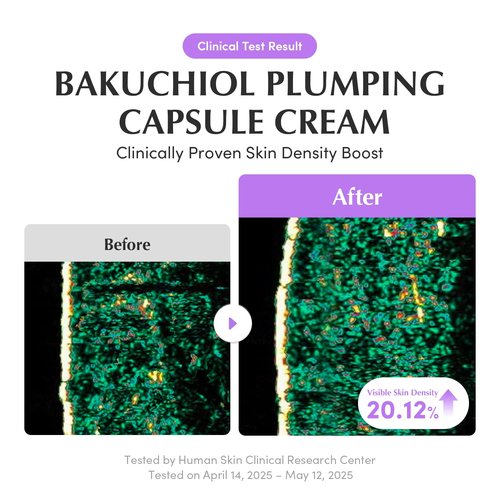 Bakuchiol Plumping Capsule Cream - Retinol Alternative Moisturizer for Firming & Pore Care | 1.69 fl. oz / 50ml