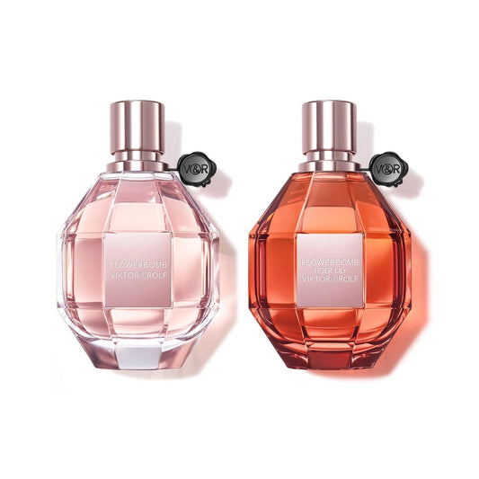 Viktor&Rolf - Flowerbomb & Tigerlily Eau de Parfum Bundle - Women's Full Size Perfume, 3.4 Fl Oz Each