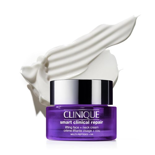 Clinique Smart Clinical Repair Anti-Aging Face & Neck Cream - Hydrating Peptides & Hyaluronic Acid for All Skin Types