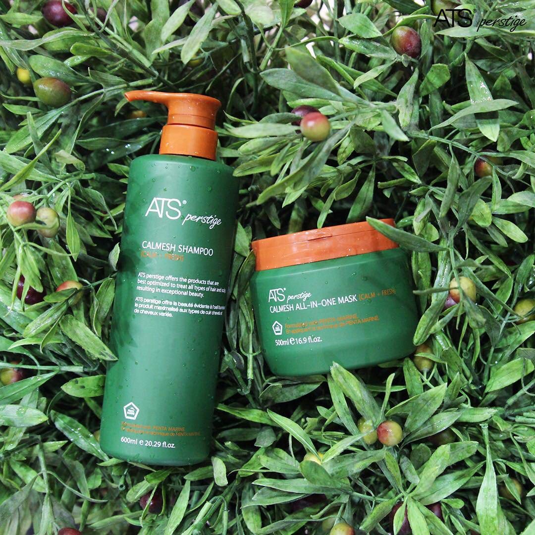 ATS Perstige Calmesh Headspa Shampoo - Organic Aloe & Silicone-Free Formula | 600ML
