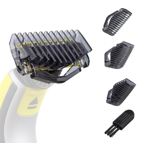 Philips Norelco OneBlade Shaver Guide Combs - Trimmer Guards Kit for Face & Body | 1/3/5mm Sizes
