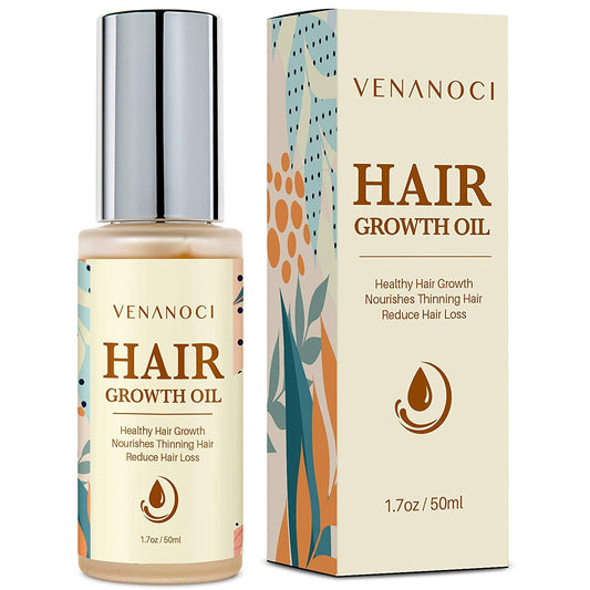 Skiennix Hair Growth Oil - Natural Rosemary & Biotin Serum for Thicker, Fuller Hair - All Hair Types