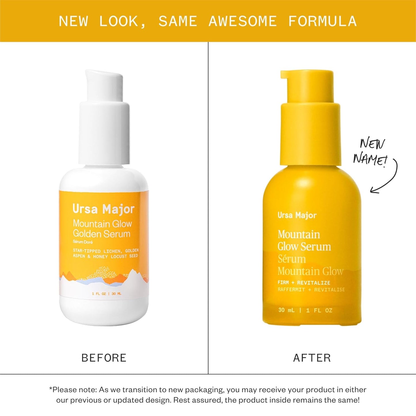 Ursa Major Mountain Glow Face Serum - Vegan Daily Moisturizer to Combat Wrinkles & Boost Radiance | 1.0 oz