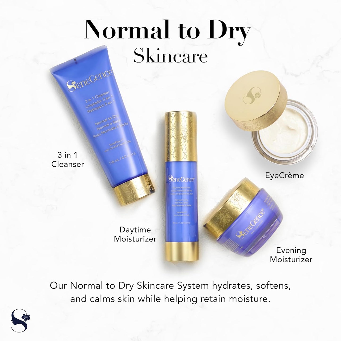 SeneGence DayTime Moisturizer - Lightweight Daily Hydration for Normal to Dry Skin | 1.66 Fl Oz, Anti-Aging Benefits