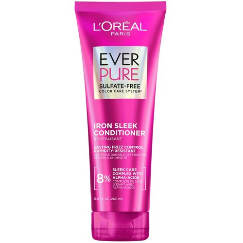 L'Oreal Paris EverPure Sulfate Free Conditioner - Frizz Control & Humidity Resistance, 6.8 Fl Oz