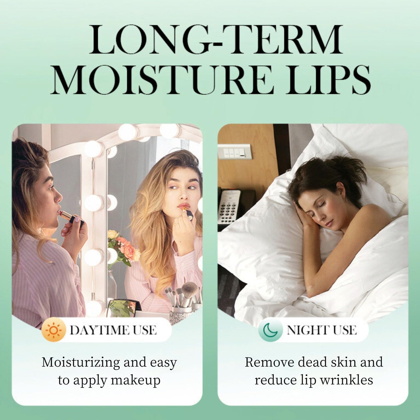 Lip Exfoliator & Lip Oil Set 2PCS - Avocado Lip Scrub & Lip Oil for Women - Hydrating Lip Moisturizer - Lip Scrubber Exfoliator - Lip Mask - Reduce Lip Lines Lip Products - Gifts for Teen Girls