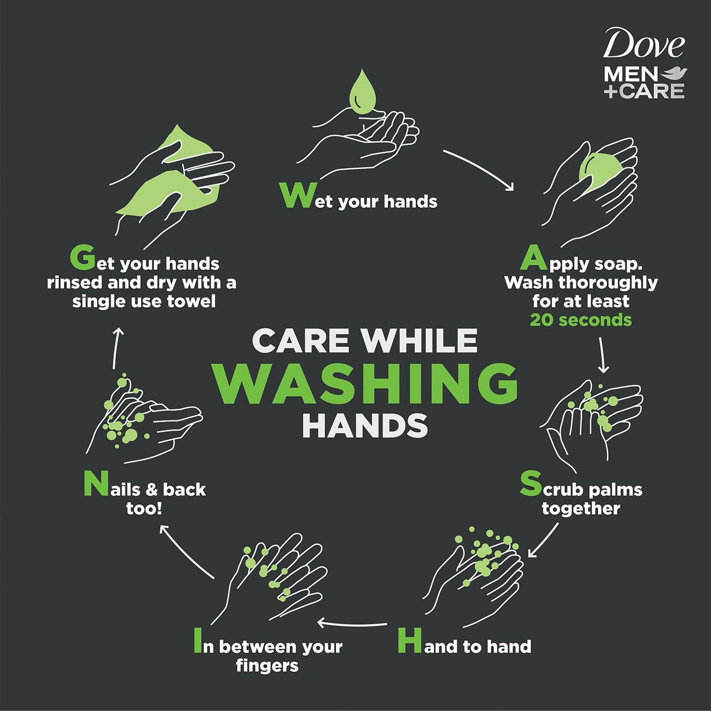 Dove Men+Care Exfoliating 3-in-1 Charcoal Soap Bar Pack | 6 Large Bars + Travel-Size Soap for Skin Care