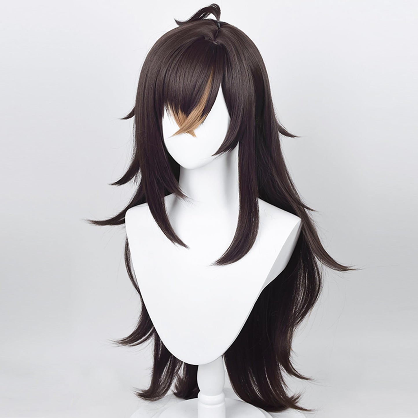 Genshin Impact Cosplay Wig for Dehya Sumeru Anime Wigs With Long Wavy Brown Hair Synthetic Fabric with Free Wig Cap for Comic Con, Cosplay Show, Halloween