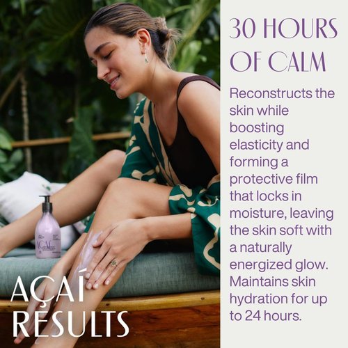 Natura Açaí Body Lotion - Vegan Hydrating Moisturizer with Açai Oil for Smooth, Glowing Skin - 13.5 fl oz (400 ml)