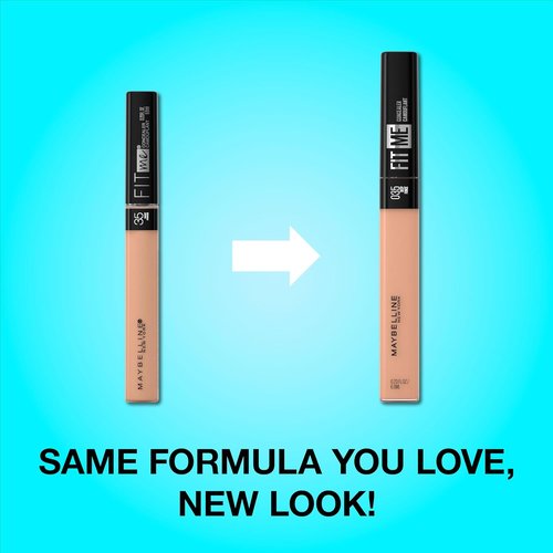 Maybelline Fit Me Liquid Concealer - Lightweight Natural Coverage, Oil-Free, Cool Ivory