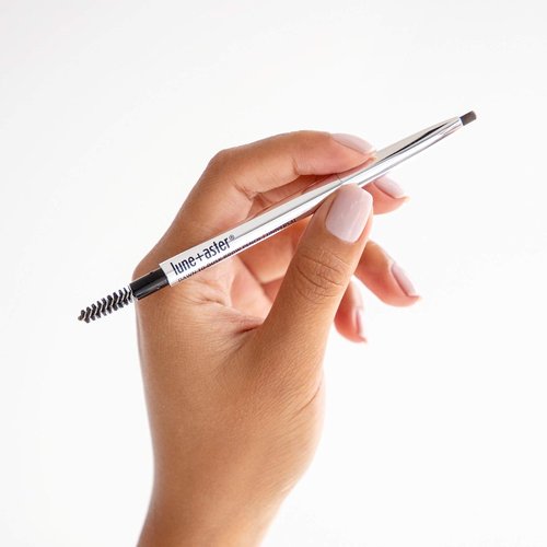 Lune+Aster Brow Pencil - Universal Longwear Eyebrow Pencil With Spoolie Brush | Vegan & Gluten Free