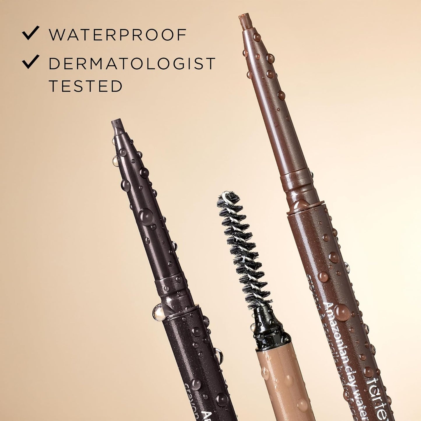 Tarte Amazonian Clay Waterproof Brow Pencil - Shape, Define & Fill Brows with Nourishing Vitamin E | Vegan & Cruelty-Free