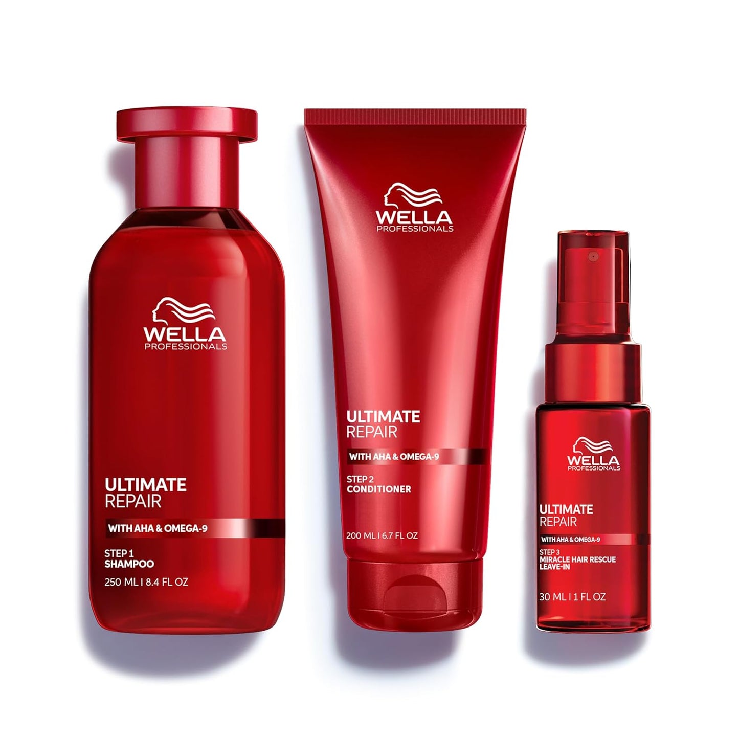 Wella Professionals Ultimate Repair Shampoo & Conditioner Bundle | Miracle Leave-In Treatment | Repairs & Moisturizes Instantly