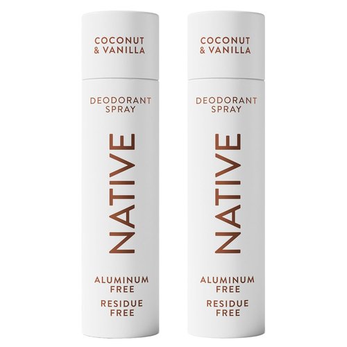 Native Deodorant | Coconut & Vanilla Twin Pack - 72-Hour Odor Protection, Aluminum-Free, 2x3.5 oz