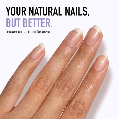 LONDONTOWN Smooth & Shine Buffer Pads - Nail Buffer for Natural Nails | Travel-Friendly, 10 Count for Smoothing & High Shine