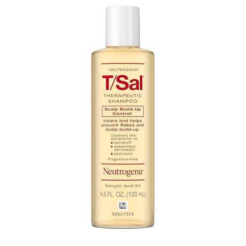 Neutrogena T/Sal Therapeutic Scalp Shampoo - 3% Salicylic Acid for Dandruff Relief | 4.5 fl. oz (Pack of 6)