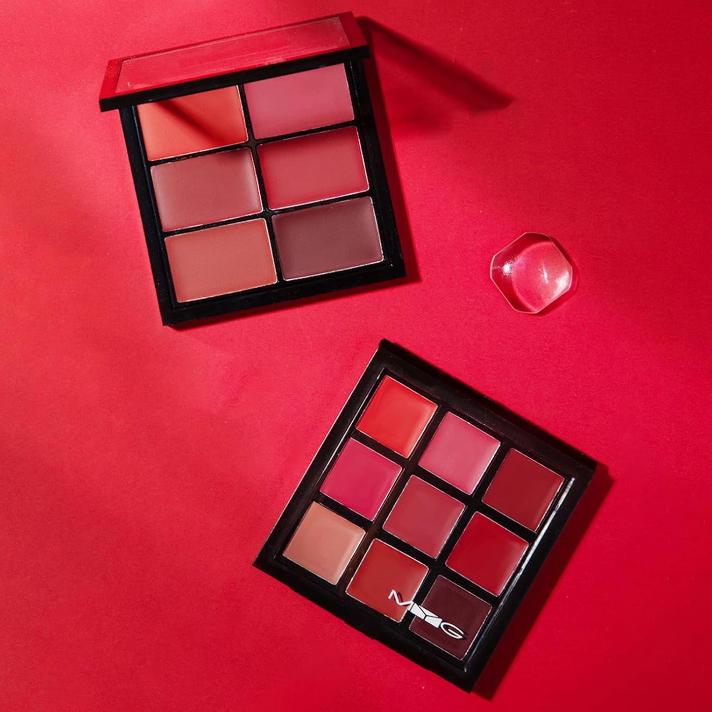 9-Color Lipstick Palette - Velvet Matte Lip & Cheek Tint | Long-Lasting, Waterproof Formula