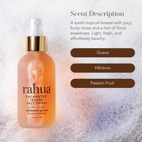 Rahua Enchanted Island Salt Spray - Black, 4.2 Fl Oz | Beachy Waves & Texture Boost
