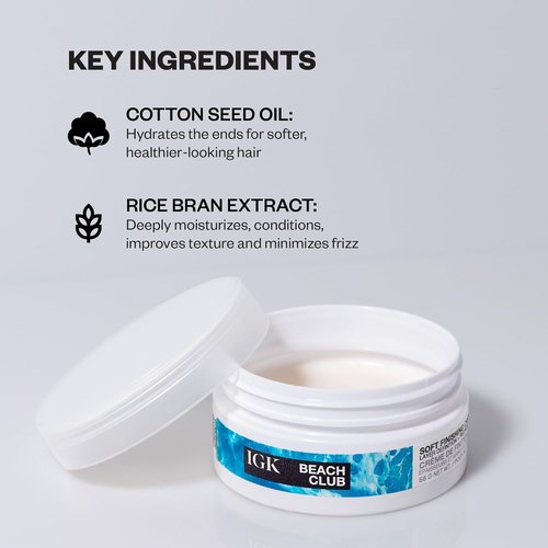 IGK BEACH CLUB Soft Texture Paste - Touchable, Non-Sticky Hold | Vegan & Cruelty-Free | 2 Oz