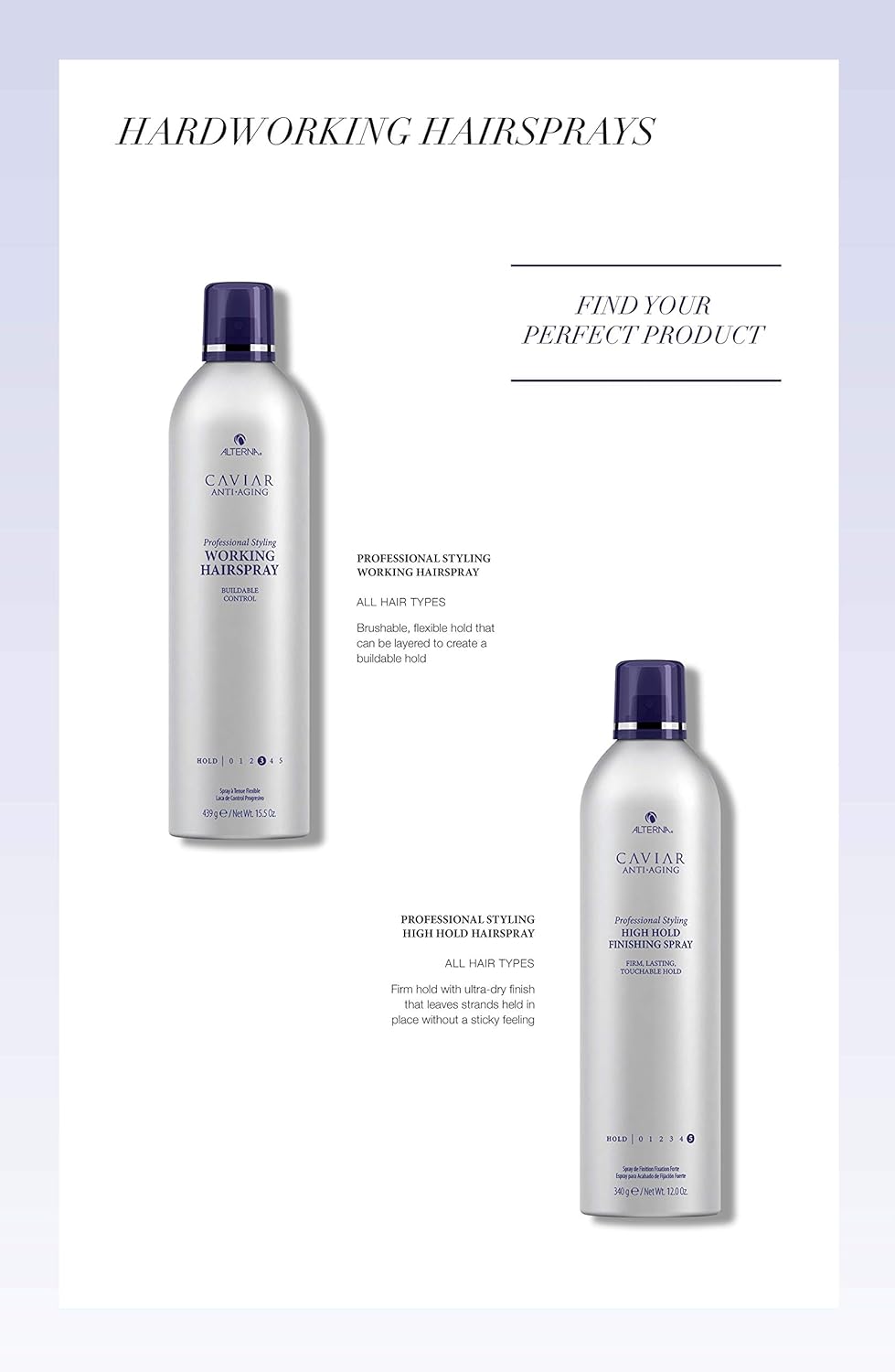 Caviar Anti-Aging Hair Spray - Long-Lasting Hold & Shine | 7.4 Fl Oz