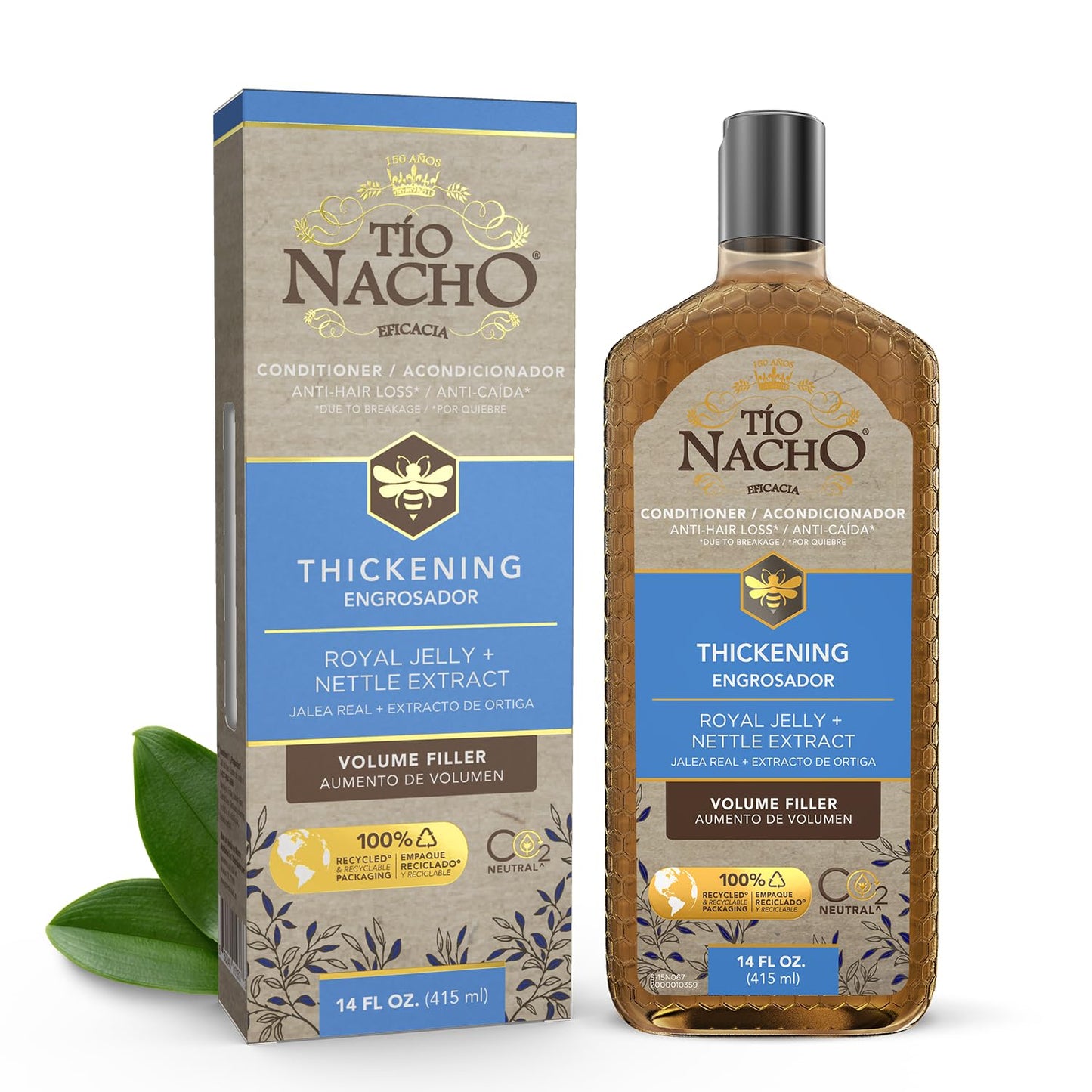 Tio Nacho Thickening Conditioner - Volumizing Formula with Royal Jelly & Natural Extracts | 14 Fl Oz