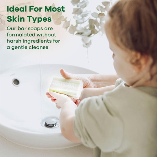 Australian Botanical Soap, 6.6 OZ, Triple Milled Bars made with Pure Plant Oil, a Natural Soap Base and Enriched with Organic Shea Butter, for Men, Women and All Skin Types, Variety Pack of 8