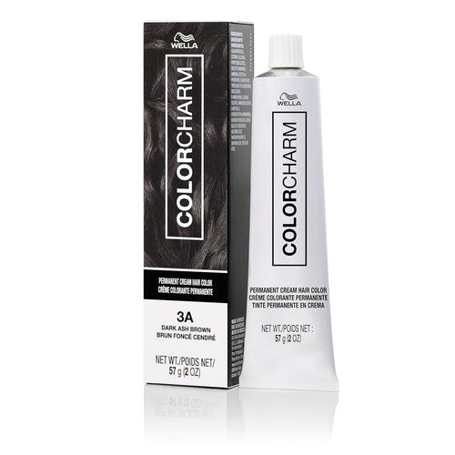 COLORCHARM Permanent Cream Hair Dye - Darkest Brown & Cool Espresso Shades | 100% Gray Coverage, Vegan | 2 oz.