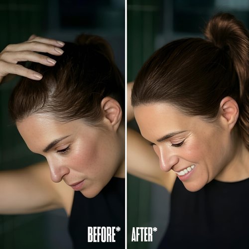 Hairline Powder, Root Touch Up Dark Brown, Instant Hair Loss Concealer for Thinning Hair, Windproof & Sweatproof Hair Root Cover Up Powder with Mirror and Puff