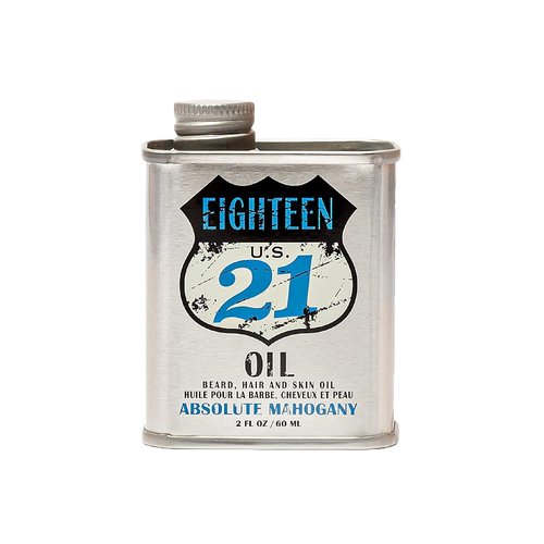 18.21 Man Made Hair, Skin & Beard Oil - Non-Greasy Conditioning Balm with Castor, Jojoba & Argan Oils | 4 Scents Available