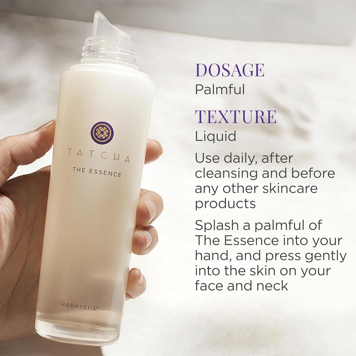 Tatcha The Essence - Oil-Free Moisturizing Serum with Green Tea | 150ml / 5.1 oz