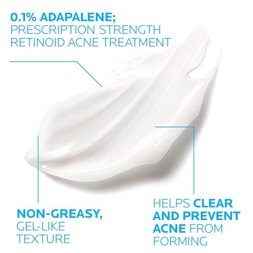 La Roche-Posay Effaclar Adapalene Gel 0.1% | Acne Treatment Retinoid Cream for Clear Skin