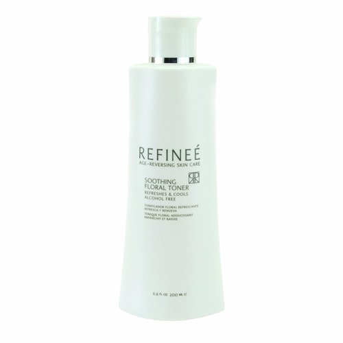 Refinee Soothing Floral Face Toner - Alcohol-Free Hydrating & Firming Rose Water, 6oz