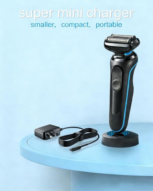 Braun 12V Charger - 5.9Ft Charging Cord for Series 9/7/5/3/1 Electric Shavers & Razors