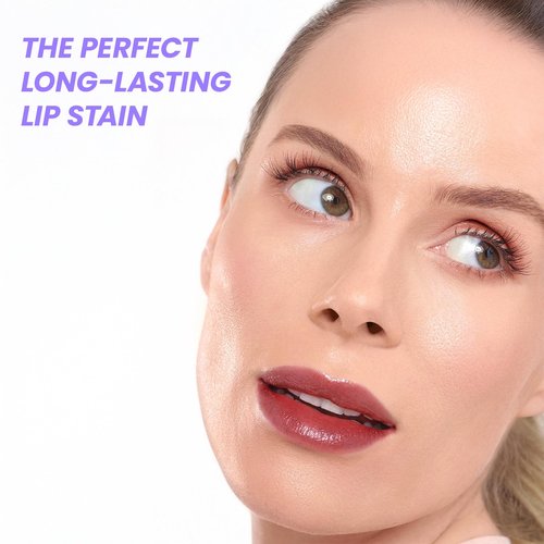 Wonderskin Wonder Blading Lip Stain Peel Off and Reveal Kit - Long Lasting, Waterproof Nude Lip Tint, Transfer Proof Natural Makeup Stain Kit (Lovely)