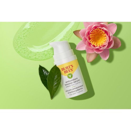 Burt's Bees Green Tea Face Serum - Antioxidant-Rich Formula for Brightening & Firming Skin (1 oz)