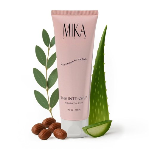 Regine Switzerland Foot Cream - Moisturizing Treatment for Dry, Cracked Heels - 4fl oz with Vitamin E, Shea & Cocoa Butter
