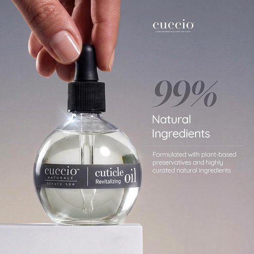 Cuccio Naturale Revitalizing Cuticle Oil - Lightweight Hydrating Nail Conditioner with Vitamin E | 2.30 Fl Oz