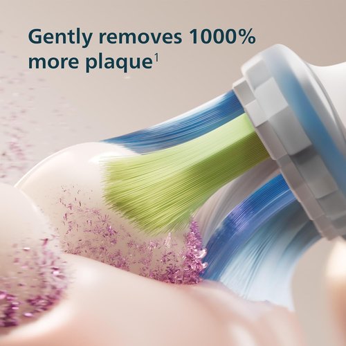 Philips Sonicare 5900 Series Electric Toothbrush - Advanced Sonic Technology, Pressure Sensor, 6 Modes, Navy Blue | Model HX7133/02