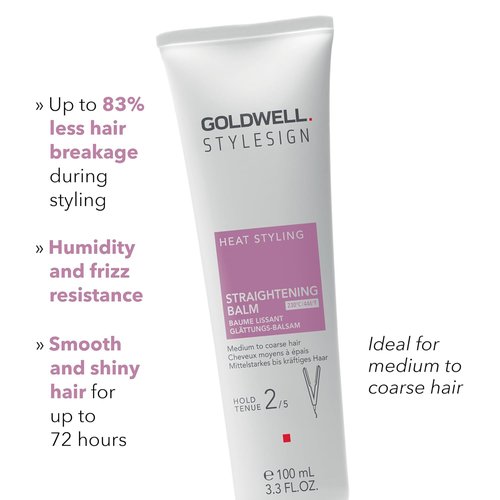 Goldwell StyleSign Straightening Balm - Smooth & Sleek Hair Control | 5.1 oz
