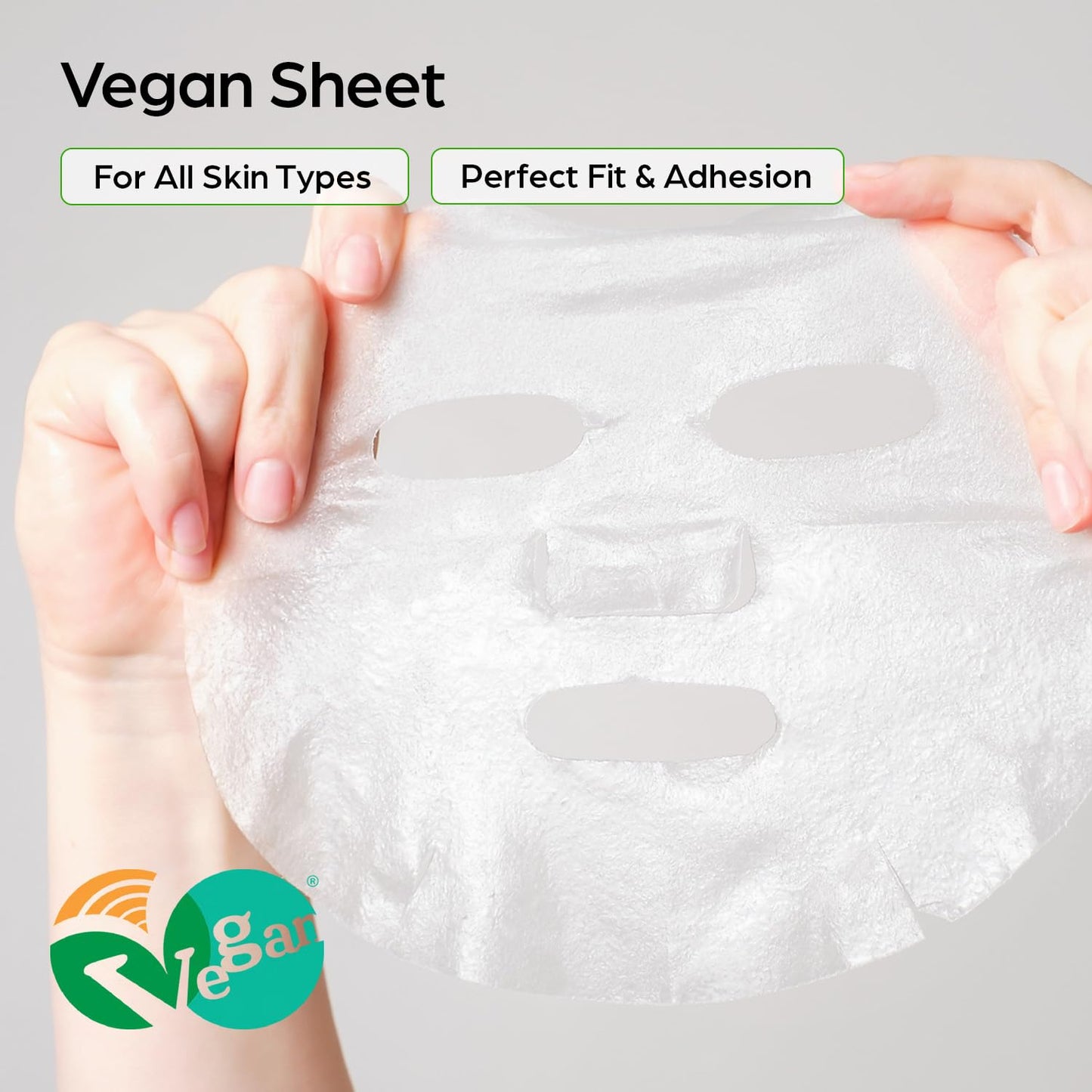 Sun & Glow Vegan Lifting Up Mask - Herbal Ingredients for Soothing & Moisturizing Sensitive Skin | 0.88oz (5 Packs)