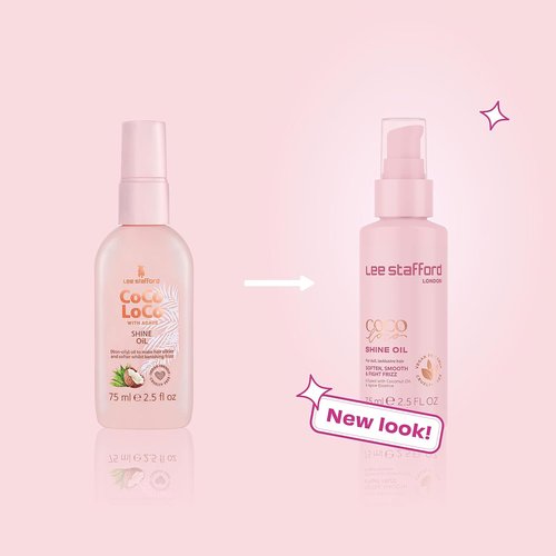 Lee Stafford Shine Hair Oil - Nourishing Anti-Frizz Styling Oil for Dry Hair | Coco Loco, 1.7 Fl Oz