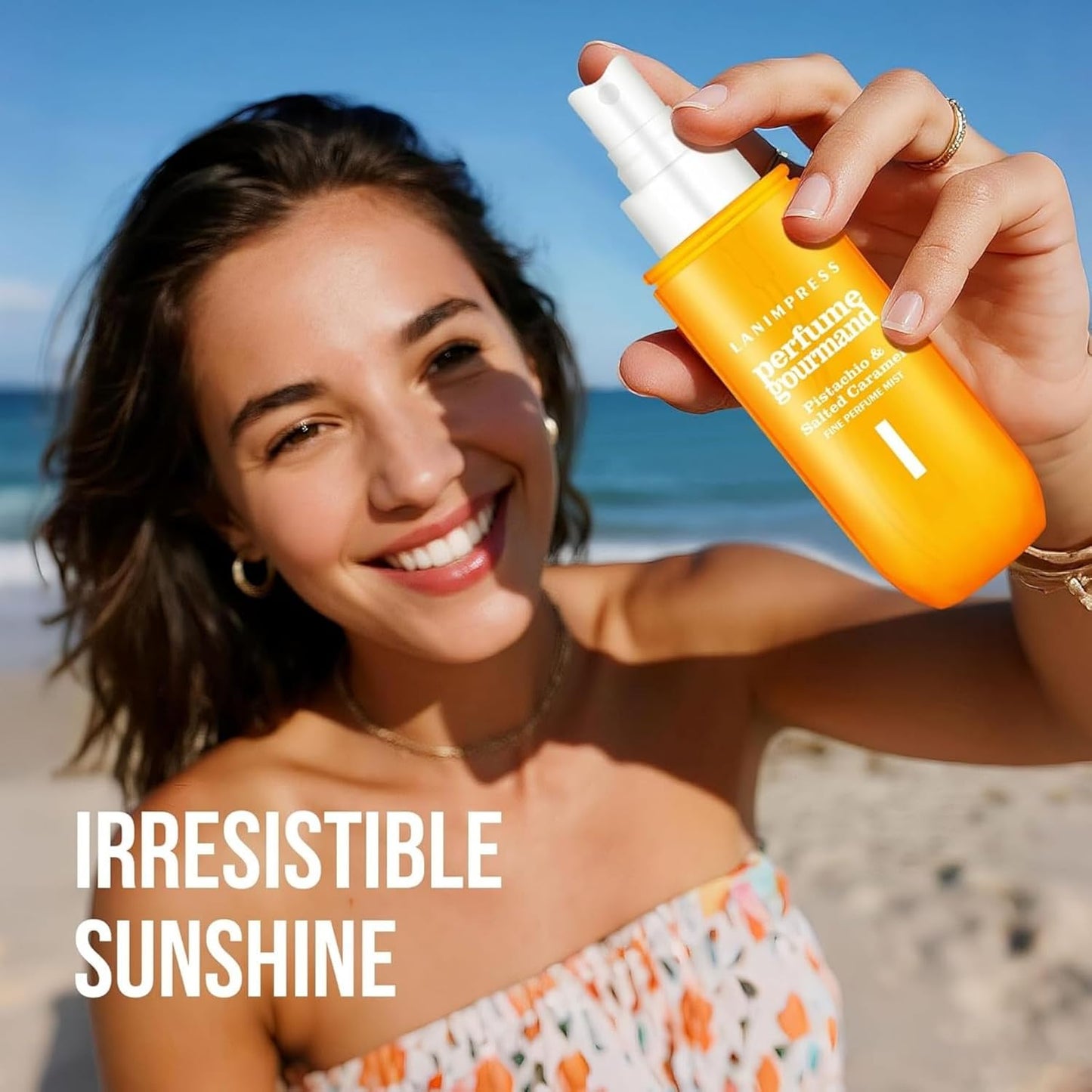 Skiennix Travel Size Perfume - Irresistible Vanilla & Caramel Scent | 3 Fl Oz Hair Mist & Body Spray