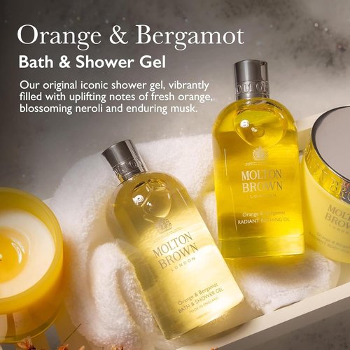 Molton Brown Body Wash - Refreshing Orange & Bergamot Scent | 10 Fl. Oz. Size