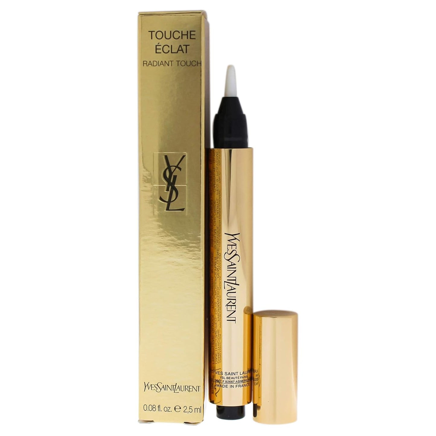 Yves Saint Laurent Touche Éclat Radiant Touch Concealer - Luminous Ivory, 0.1 Ounce | Flawless Finish