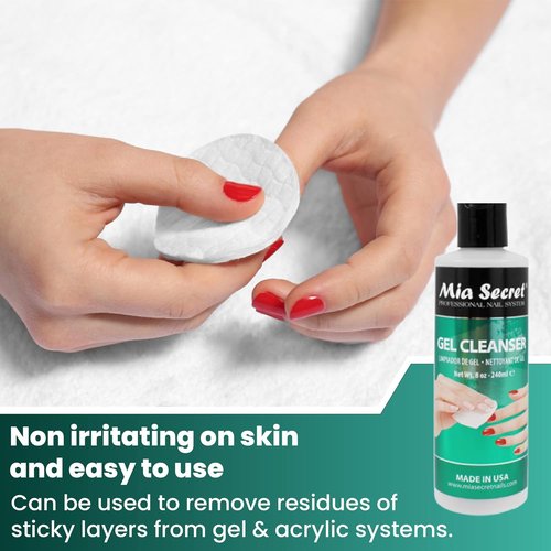 Mia Secret - UV Gelux Gel Cleanser | Effective Formula for Gel Systems - 8 oz. Size