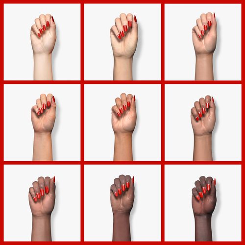 Double Rhythm 15ML Gel Nail Polish Pure Sheer Same Color Same Bottle Soak Off Gel Polish Art Manicure Salon DIY at Home for Women (Bright Red-A1016)