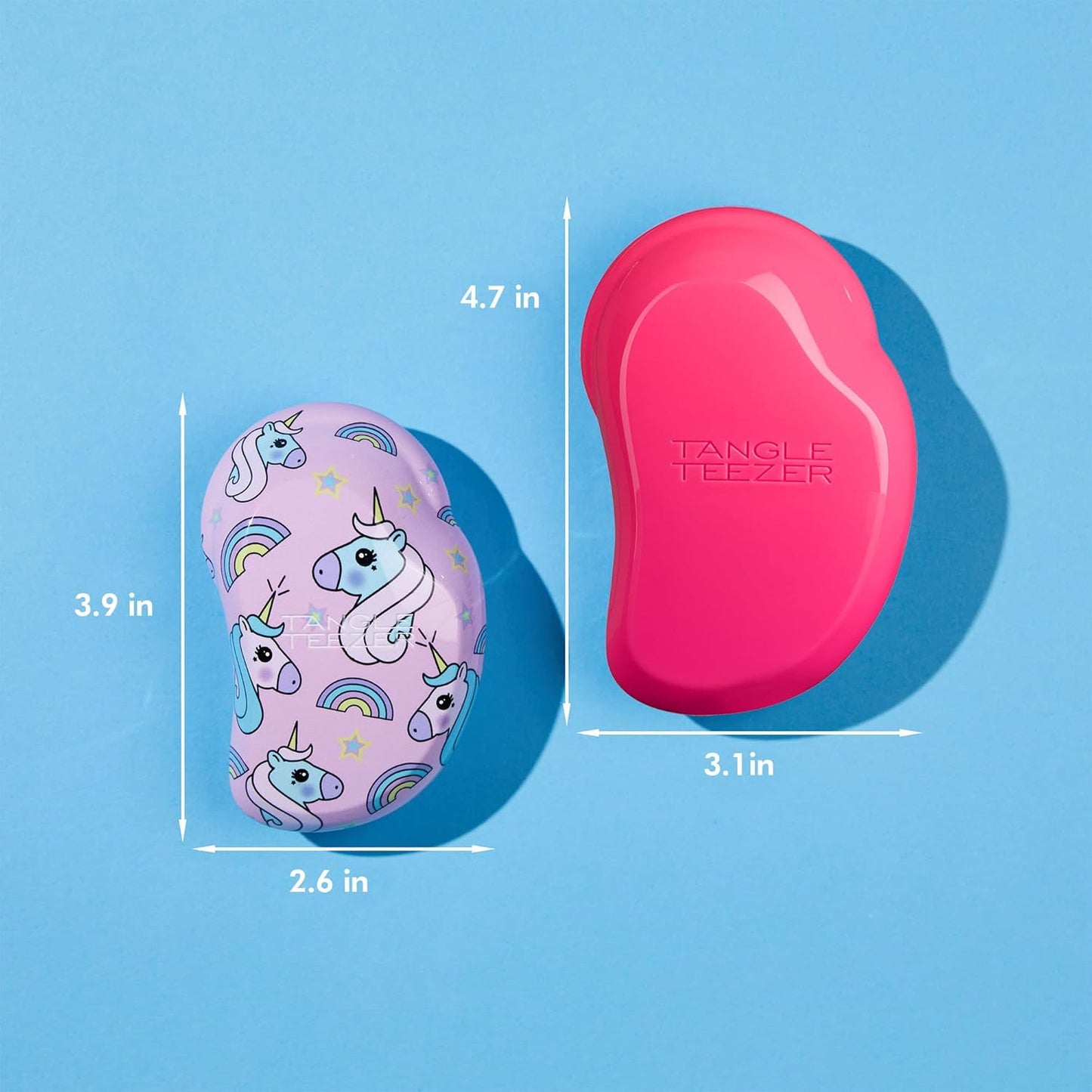 Tangle Teezer Original Detangling Brush, Dry and Wet Hairbrush Detangler for All Regular Hair Types, Pink Fizz